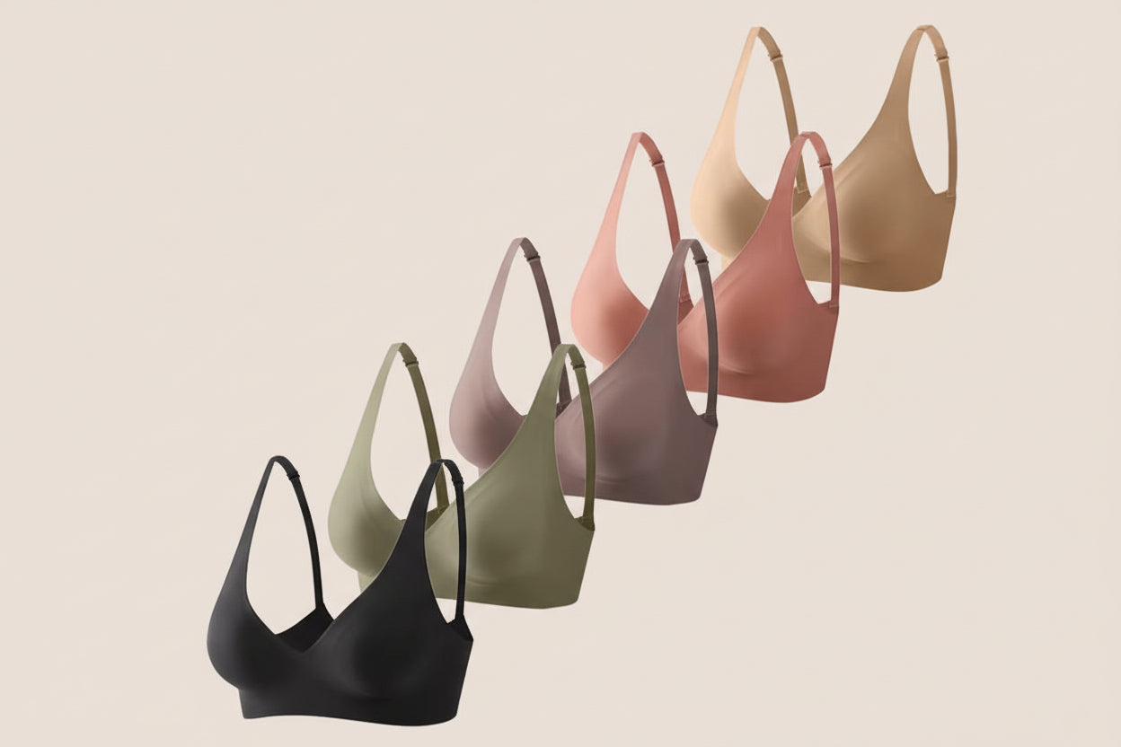 New Fashion Traceless Jelly Bra for Women Comfortable Wireless Push up Brassiere Sexy Solid Color Seamless Intimate Underwear