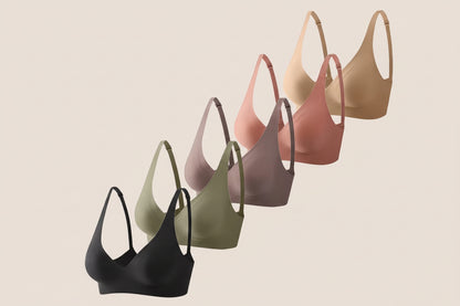 New Fashion Traceless Jelly Bra for Women Comfortable Wireless Push up Brassiere Sexy Solid Color Seamless Intimate Underwear